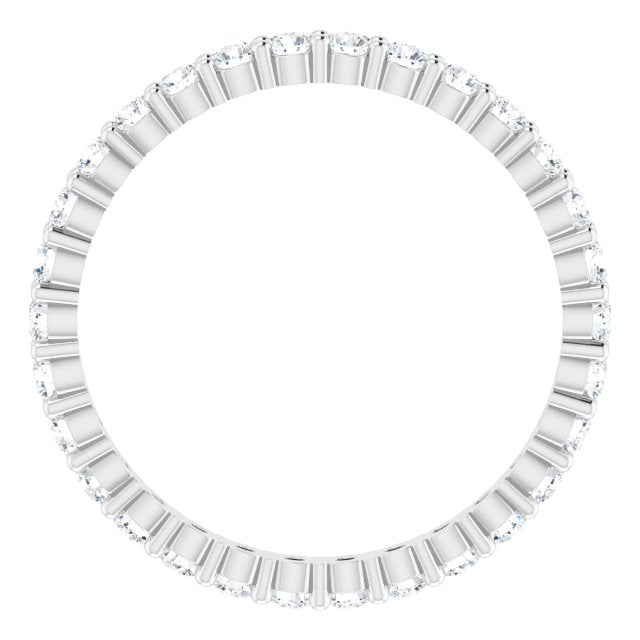 9/10 CTW Lab-Grown Diamond Eternity Band, 2.2 mm