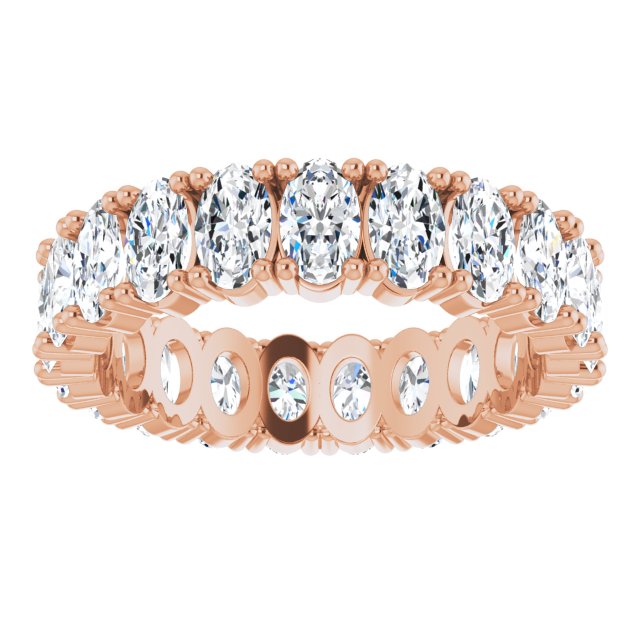 5 1/4 CTW Natural Diamond Eternity Band, 5.19 mm