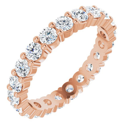2 1/5 CTW Lab-Grown Diamond Eternity Band, 3.19 mm