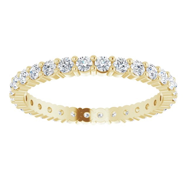 9/10 CTW Lab-Grown Diamond Eternity Band, 2.2 mm