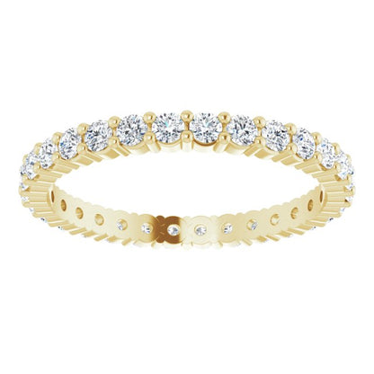 9/10 CTW Lab-Grown Diamond Eternity Band, 2.2 mm