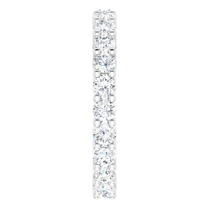 1 5/8 CTW Natural Diamond Eternity Band, 3.19 mm