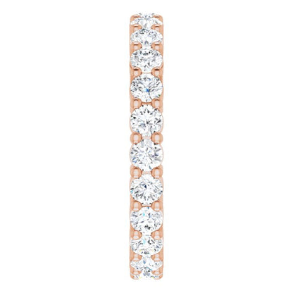 1 5/8 CTW Natural Diamond Eternity Band, 3.19 mm