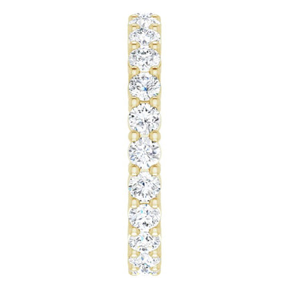1 5/8 CTW Natural Diamond Eternity Band, 3.19 mm