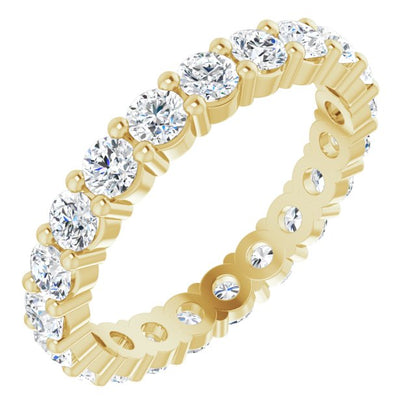 2 1/5 CTW Lab-Grown Diamond Eternity Band, 3.19 mm
