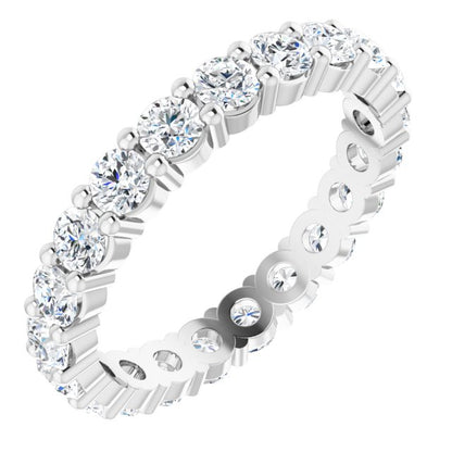 2 1/5 CTW Lab-Grown Diamond Eternity Band, 3.19 mm