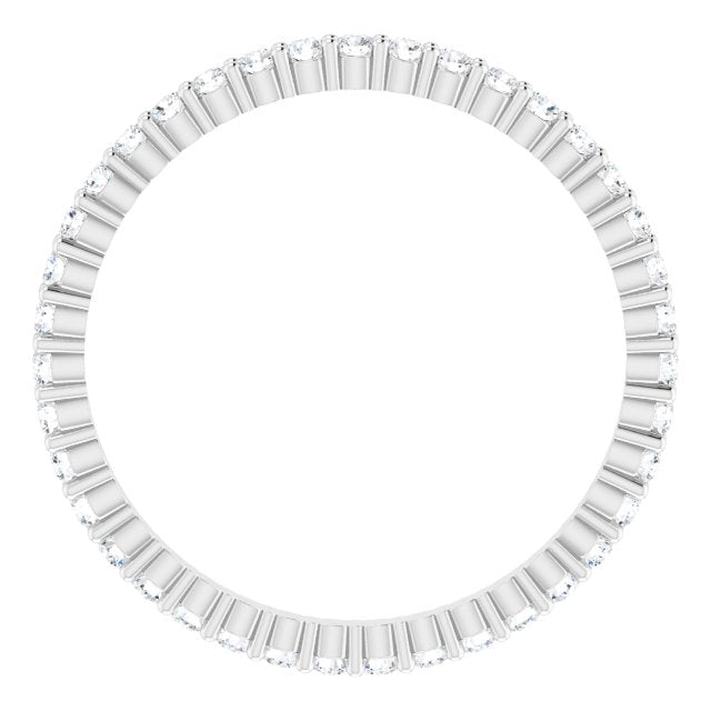 1/2 CTW Lab-Grown Diamond Eternity Band, 1.7 mm