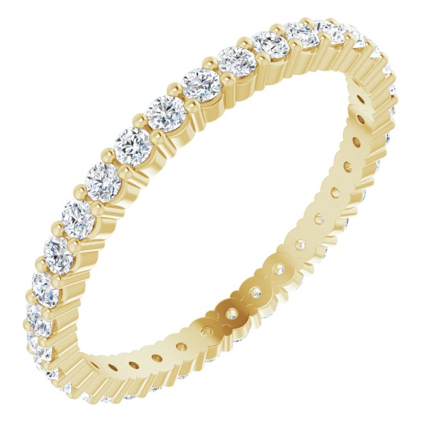 5/8 CTW Natural Diamond Eternity Band