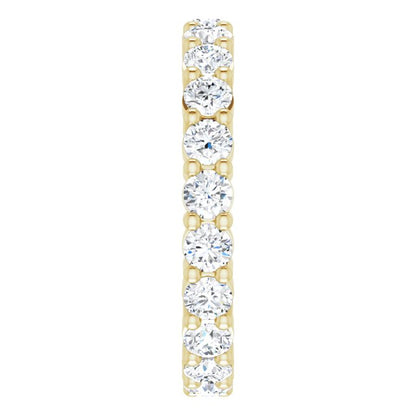 2 1/5 CTW Lab-Grown Diamond Eternity Band, 3.19 mm