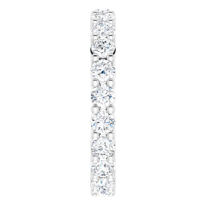 2 1/5 CTW Lab-Grown Diamond Eternity Band, 3.19 mm