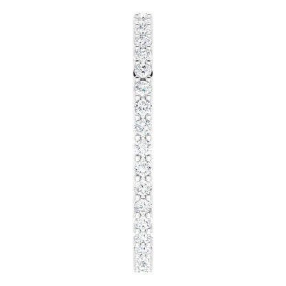 1/2 CTW Lab-Grown Diamond Eternity Band, 1.7 mm