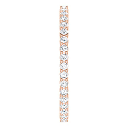1/2 CTW Lab-Grown Diamond Eternity Band, 1.7 mm