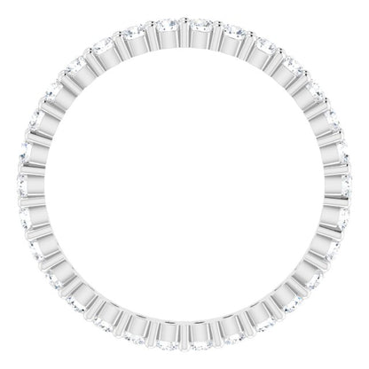 9/10 CTW Lab-Grown Diamond Eternity Band, 2.2 mm