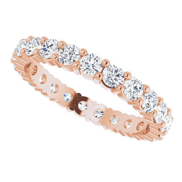 1 5/8 CTW Natural Diamond Eternity Band, 3.19 mm