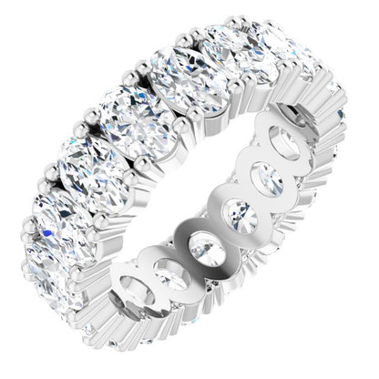 6 1/3 CTW Natural Diamond Eternity Band, 6.19 mm