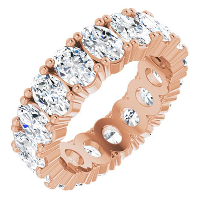 6 1/3 CTW Natural Diamond Eternity Band, 6.19 mm