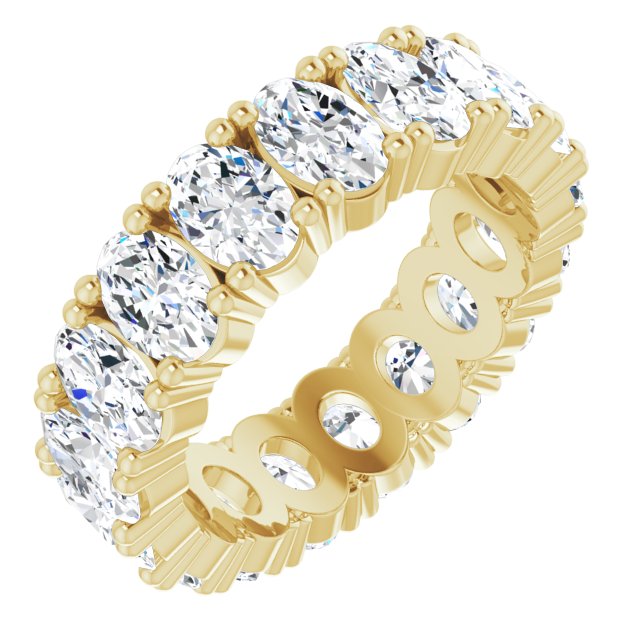 6 3/4 CTW Lab-Grown Diamond Eternity Band, 6.19 mm