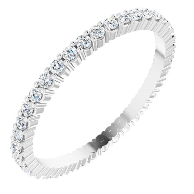 1/2 CTW Lab-Grown Diamond Eternity Band, 1.7 mm