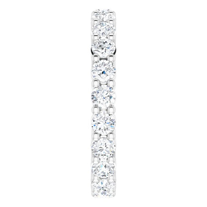 2 1/5 CTW Lab-Grown Diamond Eternity Band, 3.19 mm