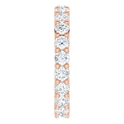 2 1/5 CTW Lab-Grown Diamond Eternity Band, 3.19 mm