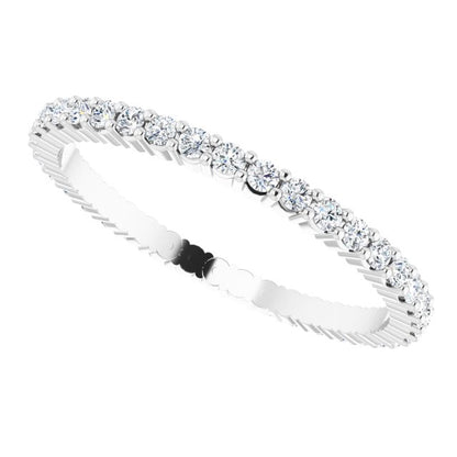 1/2 CTW Lab-Grown Diamond Eternity Band, 1.7 mm