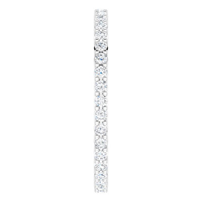 5/8 CTW Lab-Grown Diamond Eternity Band, 1.7 mm