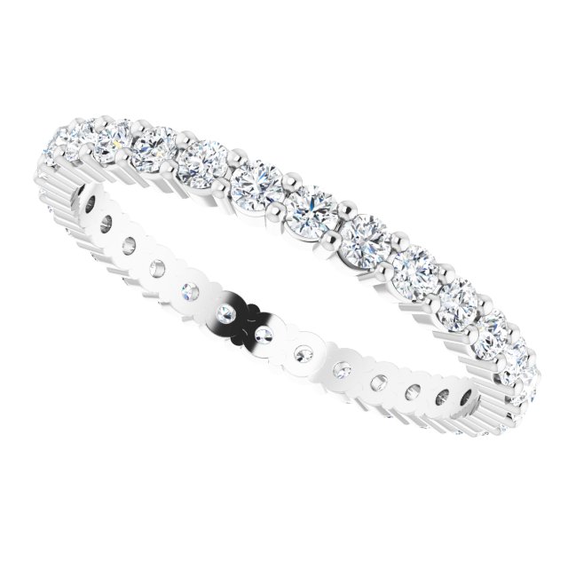9/10 CTW Lab-Grown Diamond Eternity Band, 2.2 mm