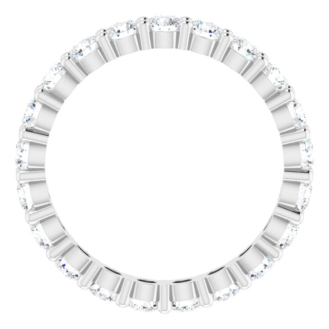 2 1/5 CTW Lab-Grown Diamond Eternity Band, 3.19 mm