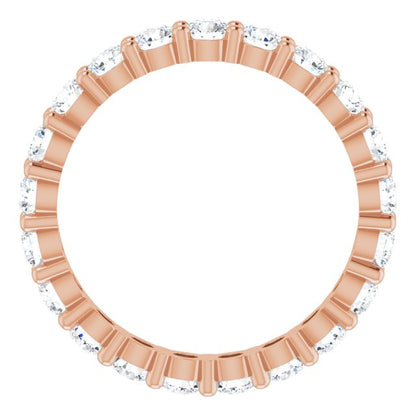 2 1/5 CTW Lab-Grown Diamond Eternity Band, 3.19 mm