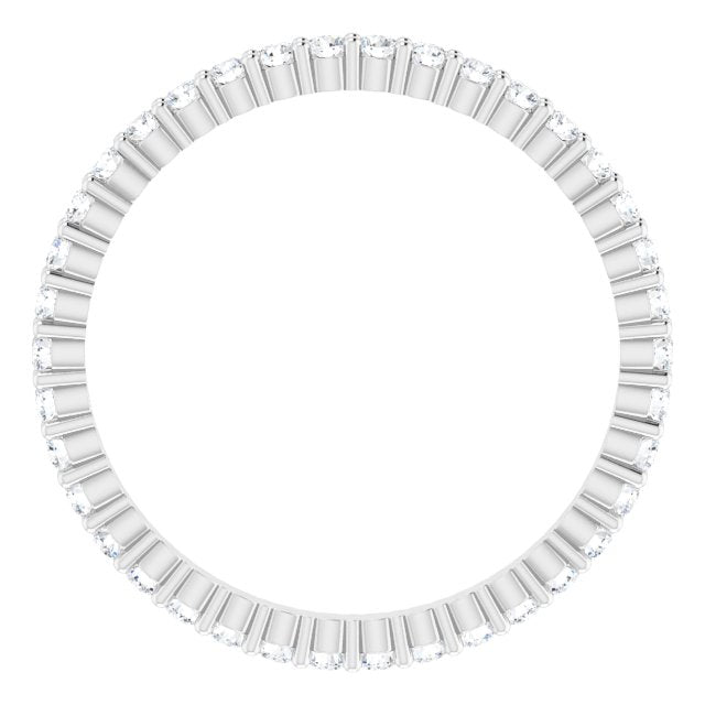 5/8 CTW Lab-Grown Diamond Eternity Band, 1.7 mm