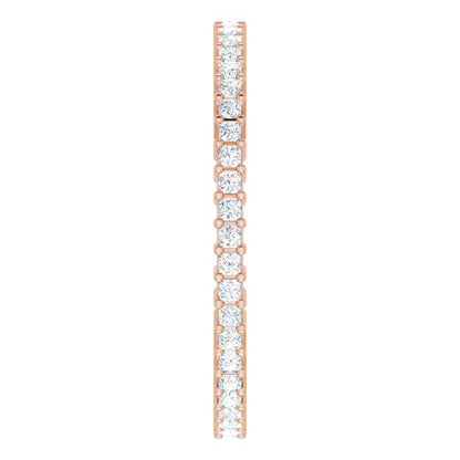 5/8 CTW Natural Diamond Eternity Band