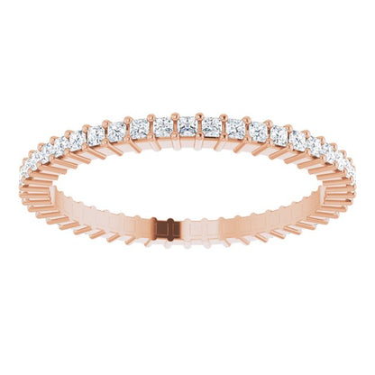 5/8 CTW Natural Diamond Eternity Band