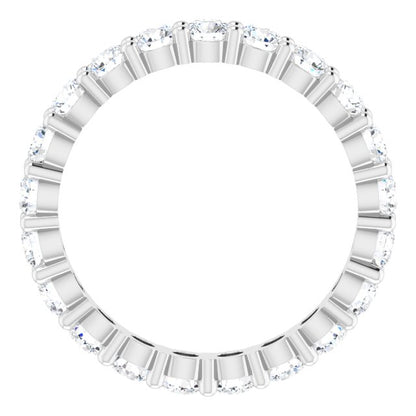 2 1/2 CTW Natural Diamond Eternity Band, 5.19 mm