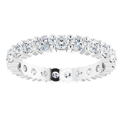 1 1/4 CTW Lab-Grown Diamond Eternity Band, 2.7 mm
