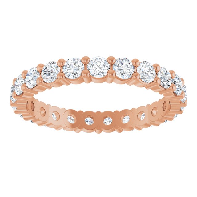 1 3/8 CTW Lab-Grown Diamond Eternity Band, 2.7 mm, Shared-Prong