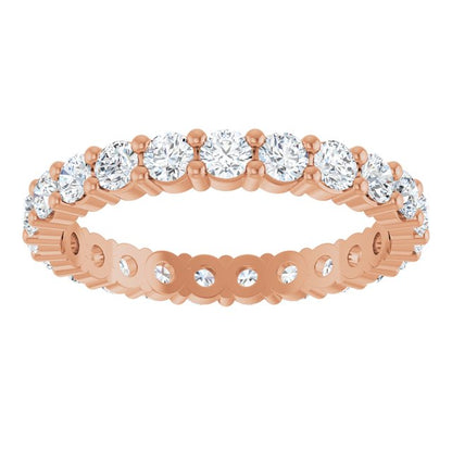 1 3/8 CTW Lab-Grown Diamond Eternity Band, 2.7 mm, Shared-Prong