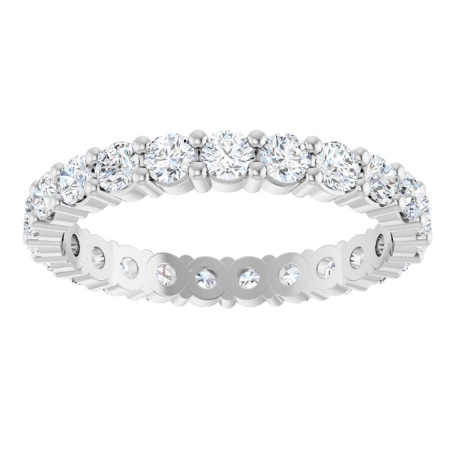 1 3/8 CTW Lab-Grown Diamond Eternity Band, 2.7 mm, Shared-Prong