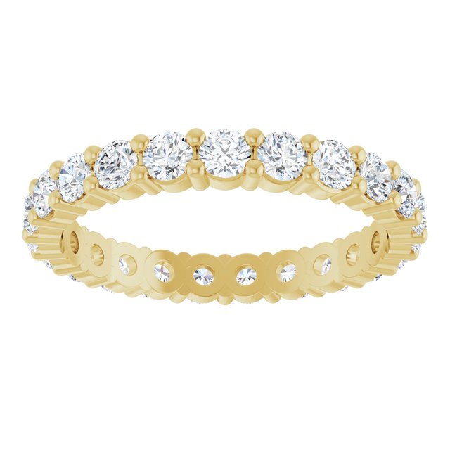 1 3/8 CTW Lab-Grown Diamond Eternity Band, 2.7 mm, Shared-Prong