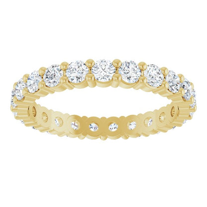 1 3/8 CTW Lab-Grown Diamond Eternity Band, 2.7 mm, Shared-Prong