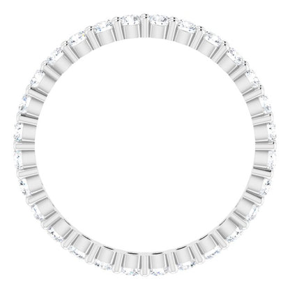 1 1/8 CTW Lab-Grown Diamond Eternity Band