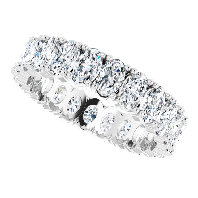 5 1/2 CTW Natural Diamond Eternity Band, 5.19 mm