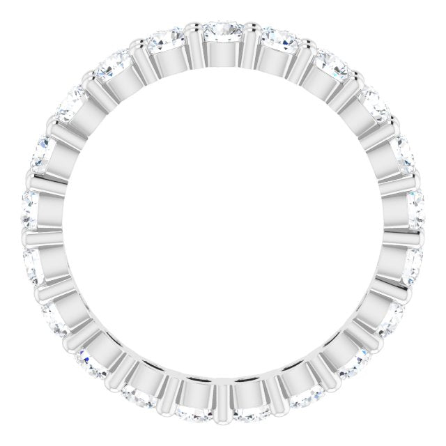 1 1/4 CTW Lab-Grown Diamond Eternity Band, 2.7 mm