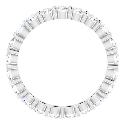 1 1/4 CTW Lab-Grown Diamond Eternity Band, 2.7 mm