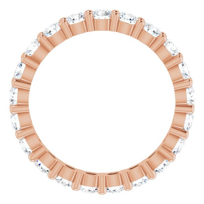 1 1/4 CTW Lab-Grown Diamond Eternity Band, 2.7 mm