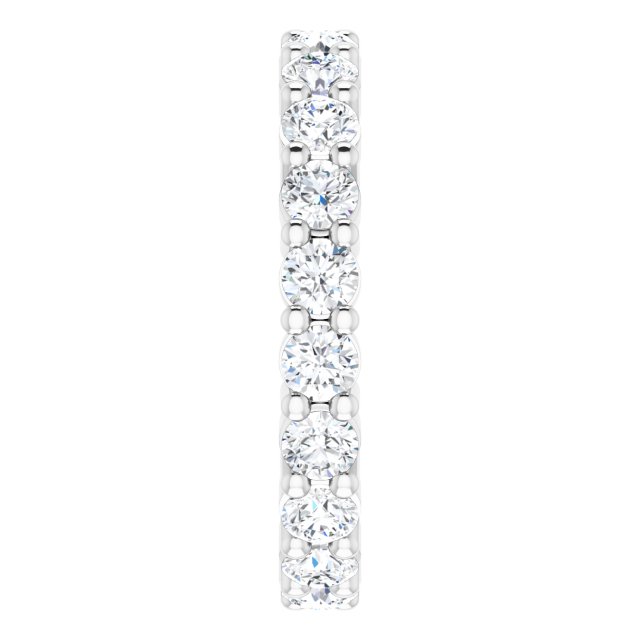 1 1/5 CTW Natural Diamond Eternity Band, 2.45 mm
