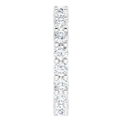 1 1/5 CTW Natural Diamond Eternity Band, 2.45 mm