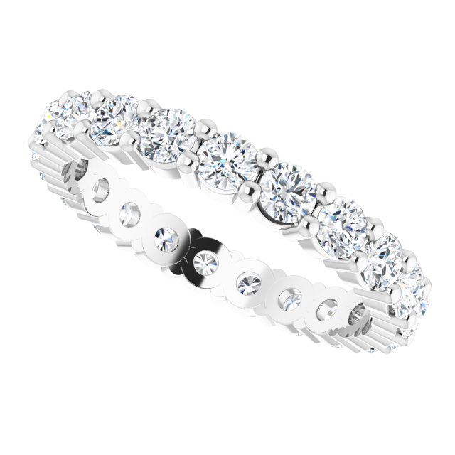 1 1/4 CTW Natural Diamond Eternity Band, 2.7 mm