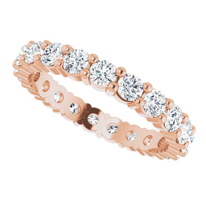 1 1/4 CTW Lab-Grown Diamond Eternity Band, 2.7 mm