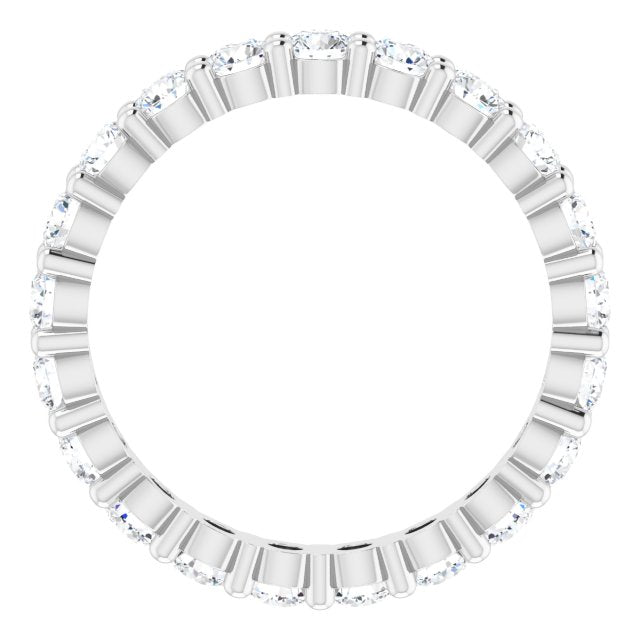 1 1/4 CTW Natural Diamond Eternity Band, 2.7 mm