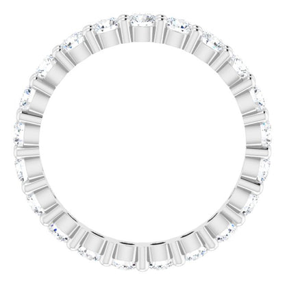 1 1/4 CTW Natural Diamond Eternity Band, 2.7 mm
